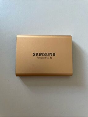 Samsung Portable SSD T5 Gold External Drive 500GB - MU PA500G